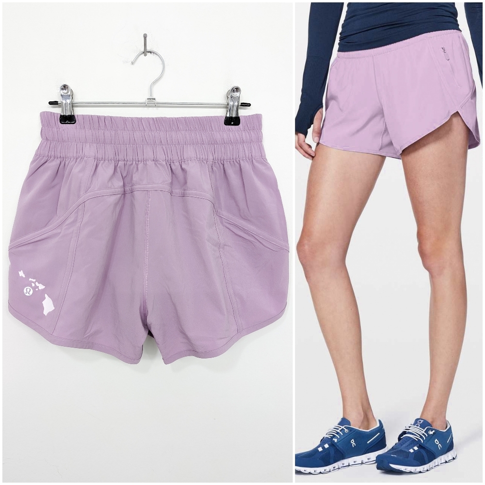 RARE Lululemon Tracker Short Special Edition Hawaiian Islands Violetta